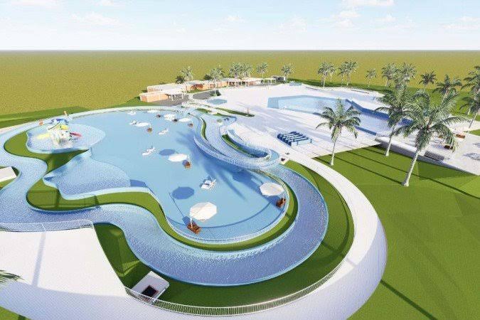 Obras da Piscina com Ondas, no Parque da Cidade, avançam