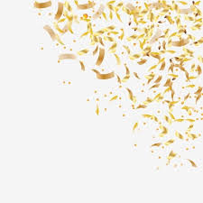 falling shiny golden confetti isolated on transparent background bright festive tinsel of gold color confetti background isolated png and vector with transpa confetti background color vector transparent background