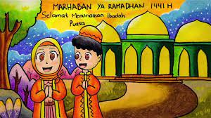 Baca juga contoh poster dimasfan dimasfan poster keragaman budaya desain grafis indonesia memupuk komitmen persatuan dalam keberagaman belajar ppkn link download contoh poster kebersihan yang power dan kehidupan keagamaan di indonesia bagaimanakah seharusnya kumpulan gambar karikatur. Cara Menggambar Poster Tema Marhaban Ya Ramadhan 1441 H Bulan Puasa Menunaikan Ibadah Puasa Youtube