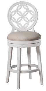 Just how kitchen friendly are our white leather counter stools? Hillsdale Savona Swivel Counter Height Stool White 5851 828 Hillsdalefurnituremart Com