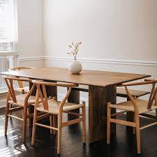 Anton Solid Wood Dining Table In 2021 Wood Dining Table Solid Wood Dining Table Dining Table