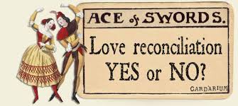 The hand is reaching out to you from the heavens to clear the way of that which does not bring you closer to your desires in love. Ace Of Swords Yes Or No Cardarium