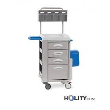 Carrello Per Medicazioni Ospedaliero H564 34 Carrello Medico Acciaio