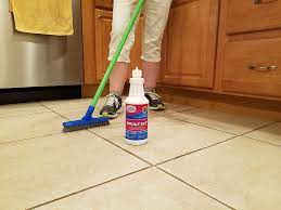 Spray the grout cleaner onto the dirty grout lines of the tile and use a toothbrush to scrub the crevices. Top 9 Best Tile Floor Cleaners Reviews Guide 2019 Tile Floor Cleaner Tile Floor Ceramic Floor Tiles