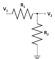 The input voltage can be transmitted between the two resistors in the circuit so that the division of voltage takes place. Voltage Divider Calculator