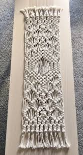 Macrame Table Runner Listo Para Enviar Decoracion De La Etsy In 2020 Macrame Table Runner Warm Fall Decor Sewing Craft Table