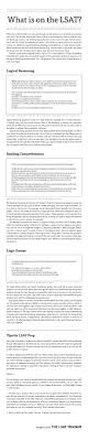 Lsat Lsattrainer The Different Sections Of The Lsat Lsat Lsattrainer Sections Law School Prep Law School Lsat Prep