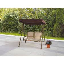 Maybe you would like to learn more about one of these? Garden Winds Replacement Canopy For 2 Person Swing Beige Color Replacement Canopy Top Only Metal Frame Not Included Walmart Com Walmart Com