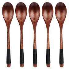 Coolty Lot De 5 Cuillere A Soupe En Bois Cuillere A Riz Coreenne Japonaise A Long Manche Ustensiles De Cuisine Pou En 2020 Cuillere En Bois Ustensile Ustensile Cuisine