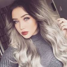 Nails Silver Grey Dark Roots 51 New Ideas Silver Blonde Hair Trendy Hair Color Grey Hair Dark Roots