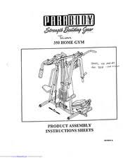 Parabody 350 Home Gym Manuals
