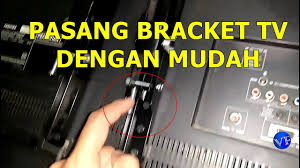 Anda mempunyai televisyen jenis flat, lcd, led atau smart tv? Cara Pasang Bracket Gantungan Tv Ditembok Mudah Youtube