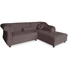 Canapé chesterfield tissu 3 places. Canape D Angle Chesterfield Tissu Pas Cher British Deco