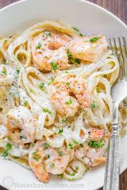 Or, in my case, buy a new bottle since i never have just a little bit of wine left. Creamy Shrimp Pasta Recipe Video Natashaskitchen Com