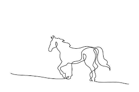 Pin By Judy Reed On My Horses Animal Line Drawings Horse Logo Design Line Art Drawings