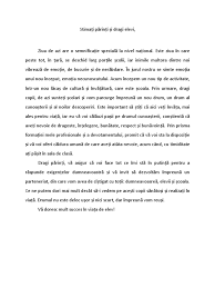 Nu mai plângi, ştii că ei varsă acum şuvoaie de lacrimi. Discurs Inceput De An Scolar Pdf