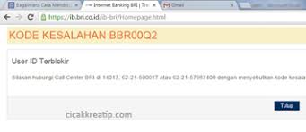Id Internet Banking Bri Mu Diblokir Ni Solusi Cepatnya Cicakkreatip Com