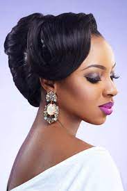 39 Black Women Wedding Hairstyles That Full Of Style Black Wedding Hairstyles Hair Styles Wedding Haircut