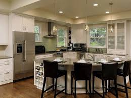 Kitchen Island Designs With Seating L Shaped Kitchen Island With Curved Kitchen Island Curved Kitchen Round Kitchen Island