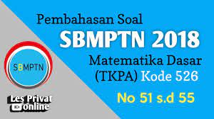 Pencerminan titik p ( − 2, b) terhadap garis x = a dan dilanjutkan dengan pergeseran sejauh 6 satuan ke kiri dan 3 satuan ke atas, mengakibatkan bayangannya menjadi p ′ ( − 4, 7). Pembahasan Soal Sbmptn 2018 Matematika Dasar Tkpa Kode 526 No 51 S D 55 Youtube