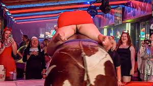 Uncensored Bull Ride No Panties