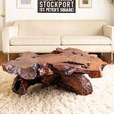 Only 1 available and it's in 3 people's carts. Burl Wood Coffee Table Live Edge Redwood Slab Chairish