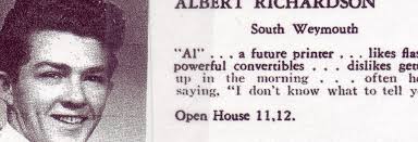Sad News-another classmate-RIP ANDY! *Andrew Rinaldi Obituary Andrew G.  Rinaldi, 81, of Lakeville and formerly of Weymouth passed away