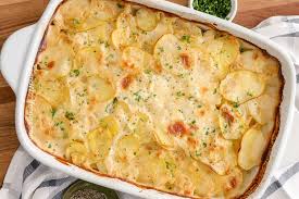 Grate the potatoes lengthwise on a box grater, as you would grate carrots. Frozen Scalloped Potatoes Recipe With Sour Cream For Homemade Cooking Tourne Cooking Food Recipes Healthy Eating Ideas