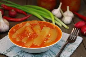 тещин язык из кабачков с томатной пастой на зиму Teshin Yazyk Iz Kabachkov Na Zimu Recepty S Pomidorami I Percem S Tomatnoj Pastoj Recept Idei Dlya Blyud Eda Konservirovannye Kabachki