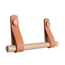 Derouleur A Papier Wc Bois Effet Cuir Et Bois Capsule Leroy Merlin En 2020 Derouleur Papier Toilette Papier Wc Derouleur