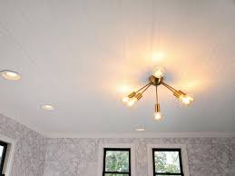 How To Replace A Drop Ceiling With Beadboard Paneling Diy