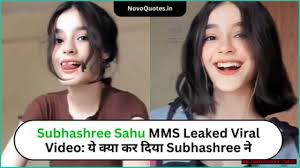 Subhashree Sahu MMS Leaked Videos: A Comprehensive Overview