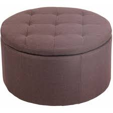 Bello pouf tondo in tessuto cherie homeplaneur aladefe 2011 / nathalia pouf paradise di palmobili srl:. Pouf Tondo Contenitore Evora Marrone Tessuto