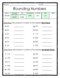 Rounding Numbers To The Tens And Hundreds Places