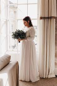 New Blog Post Emma Dee Dress Creative Foliage Filled Wedding At Wick Farm So Homemade Wedding Dresses Wedding Dress Inspiration Embroidered Wedding Dress