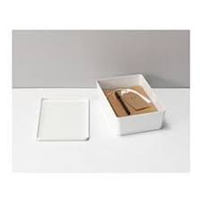 Kuggis Box With Lid White Width 7 Ikea Box With Lid Small Gadgets Ikea