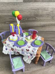 Fisher Price Loving Family Sweet Sounds Pizza Birthday Party Flip Table Chairs Pizza Party Birthday Birthday Party Sweet