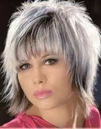 She grew out her color in 6 months view photo 4 of 15. Grey Hair Styles Over 60 Short Grey Hairstyles Pictures 4 White Hair Color Gray Hair Highlights Short Shag Hairstyles