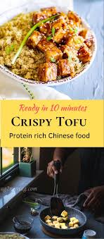 Tofu With Soy Sauce Crispy Pan Fried Tofu In Sesame Soy Sauce Recipe Easy Chinese Recipes Interesting Food Recipes Crispy Tofu