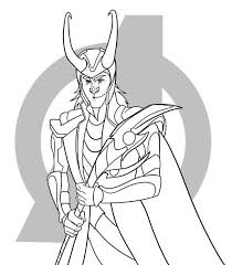 Loki Coloring Page 1 Loki Fanart Loki Funny Loki
