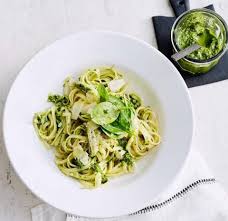Linguine Mit Spinatpesto Rezept Rezepte Schnelle Rezepte Mit Fleisch Italienische Gerichte