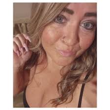 Banana bread blondie with caramel drizzle and sweet cream cold foam