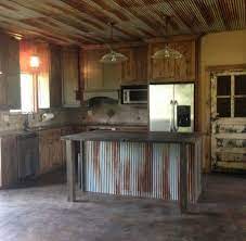 Bolted to wood frames, they make great looking shower enclosures. 43 Smart Rustic Farmhouse Kitchen Cabinets Remodel Ideas Page 23 Of 45 Rustic Farmhouse Kitchen Metal Backsplash Kitchen Rustic Kitchen
