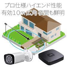 戸建て 屋外の防犯カメラ監視システム 業界最安88 000円工事中央防犯センター 防犯カメラ 防犯 工事