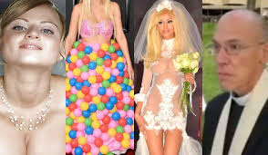 35 Wedding Dresses That Should Be Banned Forever Unusual Wedding Dresses Wedding Dresses Fairy Tale Wedding