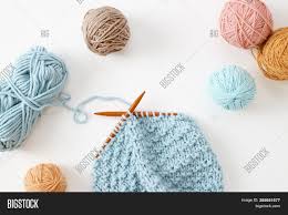 Are bamboo or metal knitting needles better? Knitting Project Image Photo Free Trial Bigstock