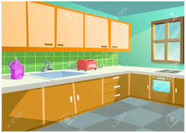 Check spelling or type a new query. The Cartoon Image Of The Kitchen In The House Is Very Beautiful Royalty Free Cliparts Vectors And Stock Illustration Image 131831502