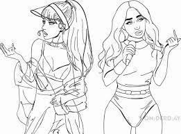 Realistic ariana grande coloring pages. Coloring Pages Ariana Grande Download And Print For Free