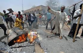 Image result for Police speak on video showing Muslim youths burning Igbo man