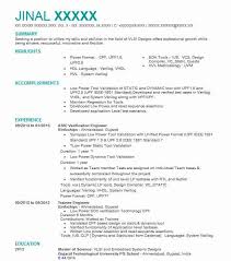 asic design engineer resume example